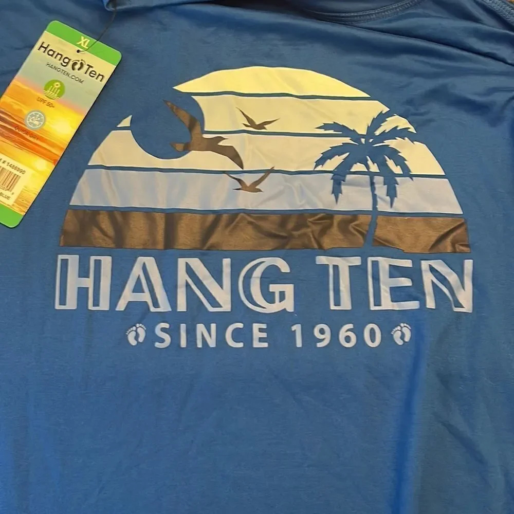Hang Ten Men's Long Sleeve Sun Tee - Picture 5 of 5